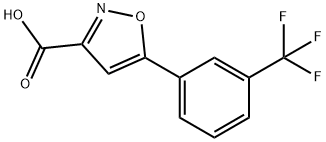 5-[3-(trifluoromethyl)phenyl]-1,2-oxazole-3-carboxylic acid 结构式