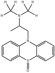1-(5-oxophenothiazin-10-yl)-N,N-bis(trideuteriomethyl)propan-2-amine 结构式