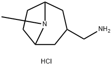 (8-甲基-8-氮杂双环[3.2.1]辛-3-基)甲胺二盐酸盐 结构式