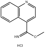 methyl quinoline-4-carboximidate hydrochloride 结构式