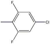 5-氯-1,3-二氟-2-甲基苯 结构式