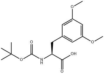 N-Boc-3,5-dimethoxy-L-phenylalanine 结构式