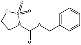 3-CBZ-1,2,3-恶硫唑烷2,2-二氧化物 结构式