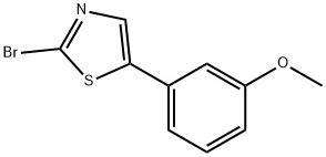 2-Bromo-5-(3-methoxyphenyl)thiazole 结构式