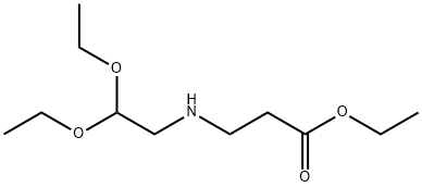 ethyl 3-[(2,2-diethoxyethyl)amino]propanoate 结构式