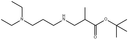 tert-butyl 3-{[3-(diethylamino)propyl]amino}-2-methylpropanoate 结构式