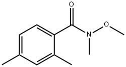 N-methoxy-N,2,4-trimethylbenzamide 结构式