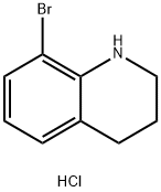 8-溴-1,2,3,4-四氢喹啉盐酸盐 结构式