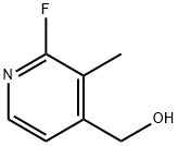2-氟-4-羟甲基-3-甲基吡啶 结构式