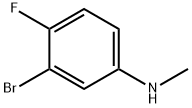 3-溴-4-氟-N-甲基苯胺 结构式