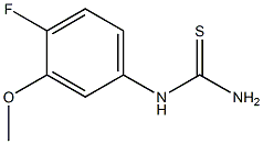 1-(4-氟-3-甲氧基苯基)硫脲 结构式