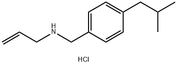 {[4-(2-methylpropyl)phenyl]methyl}(prop-2-en-1-yl)amine hydrochloride 结构式