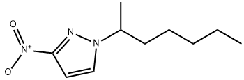 1-(heptan-2-yl)-3-nitro-1H-pyrazole 结构式