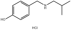 4-{[(2-methylpropyl)amino]methyl}phenol hydrochloride 结构式