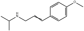 [(2E)-3-(4-methoxyphenyl)prop-2-en-1-yl](propan-2-yl)amine 结构式