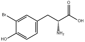 D-3-溴酪氨酸 结构式