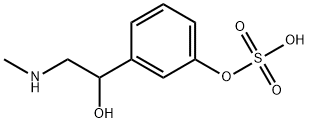 (R)-PHENYLEPHRINE 3-O-SULFATE 结构式