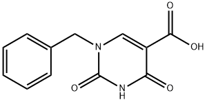1-Benzyl-2,4-dioxo-1,2,3,4-tetrahydro-pyrimidine-5-carboxylic acid 结构式