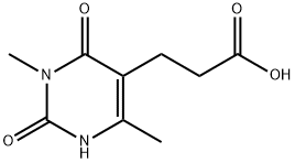 3-(3,6-Dimethyl-2,4-dioxo-1,2,3,4-tetrahydro-pyrimidin-5-yl)-propionic acid 结构式