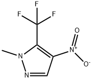 1-甲基-4-硝基-5-(三氟甲基)-1H-吡唑 结构式