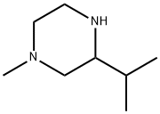 3-异丙基-1-甲基哌嗪 结构式