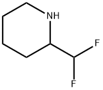 2-(二氟甲基)哌啶 结构式