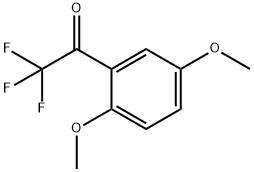 1-(2,5-dimethoxyphenyl)-2,2,2-trifluoroethanone 结构式