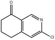 3-chloro-6,7-dihydro-5H-isoquinolin-8-one 结构式