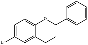 1-(苄氧基)-4-溴-2-乙苯 结构式