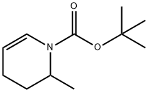 2-甲基-3,4-二氢吡啶-1(2H)-羧酸叔丁酯 结构式