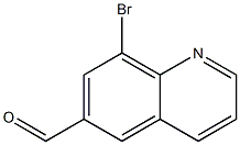 8-bromoquinoline-6-carbaldehyde 结构式