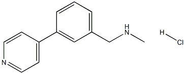 N-METHYL-1-(3-(PYRIDIN-4-YL)PHENYL)METHANAMINE HCL