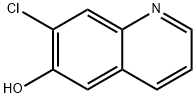 7-氯喹啉-6-醇 结构式