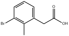 2-甲基-3-溴苯乙酸 结构式