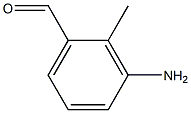 3-氨基-2-甲基苯甲醛 结构式