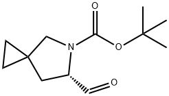 (S)-叔丁基6-甲酰基-5-氮杂螺[2.4]庚烷-5-羧酸酯 结构式