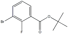 3-溴-2-氟苯甲酸叔丁酯 结构式