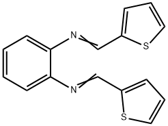 N,N'-bis(2-thienylmethylene)-1,2-benzenediamine 结构式