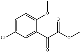 METHYL 2-(5-CHLORO-2-METHOXYPHENYL)-2-OXOACETATE 结构式