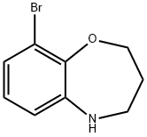 9-溴-2,3,4,5-四氢苯并[B][1,4]氧氮杂卓 结构式