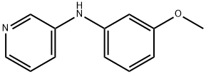N-(3-methoxyphenyl)pyridin-3-amine 结构式