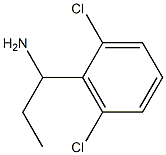 1-(2,6-Dichloro-phenyl)-propylamine 结构式