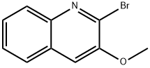 2-BROMO-3-METHOXYQUINOLINE 结构式