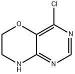 4-氯-6H,7H,8H-嘧啶并[5,4-B][1,4]噁嗪 结构式