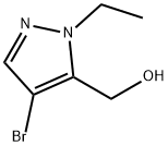 (4-溴-1-乙基-1H-吡唑-5-基)甲醇 结构式