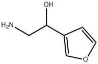 2-氨基-1-(呋喃-3-基)乙烷-1-醇 结构式