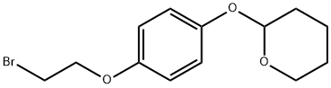 2-(4-(2-bromoethoxy)phenoxy)tetrahydro-2H-pyran 结构式