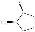 Cyclopentanol, 2-fluoro-, trans- 结构式