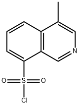 4-methylisoquinoline-8-sulfonylchloride 结构式