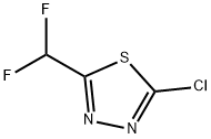 2-氯-5-(二氟甲基)-1,3,4-噻二唑 结构式